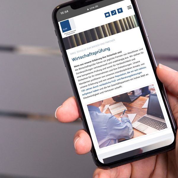 Mobiloptimiertes Webdesign (© Orths Medien GmbH)