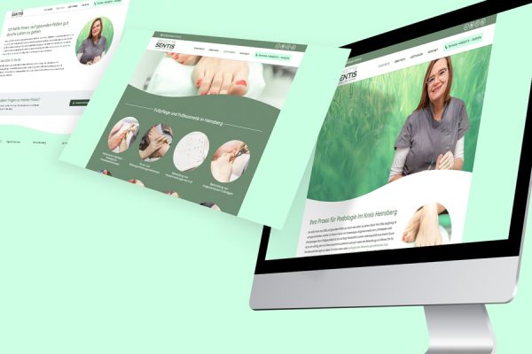Die neue Website von Brigitte Sentis (© Orths Medien GmbH)