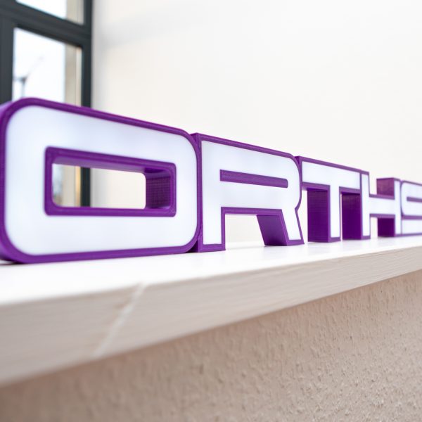Unser Logo als Druckbuchstabe (© Orths Medien GmbH)
