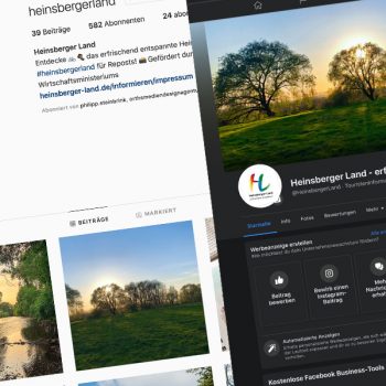 Im Aufbau: Die Social Media-Kanäle des Heinsberger Landes (© Orths Medien GmbH)