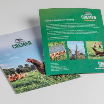 Einen Produktflyer wurde ebenfalls erstellt (© Orths Medien GmbH)